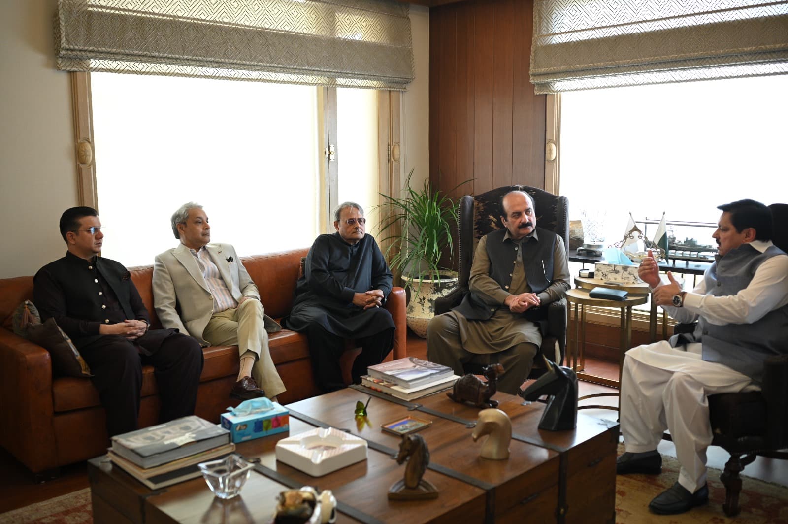 Members of Tech Accuracy and Dewan Group in a meeting with the Chairman of the PM Youth Programme